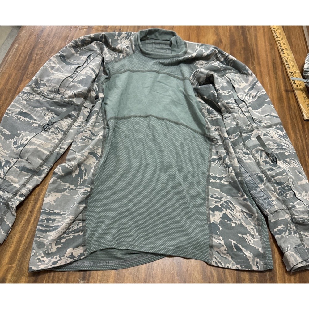 MASSIF Flight Suit Airman Pilot FR Top Shirt Zip Pockets Size M